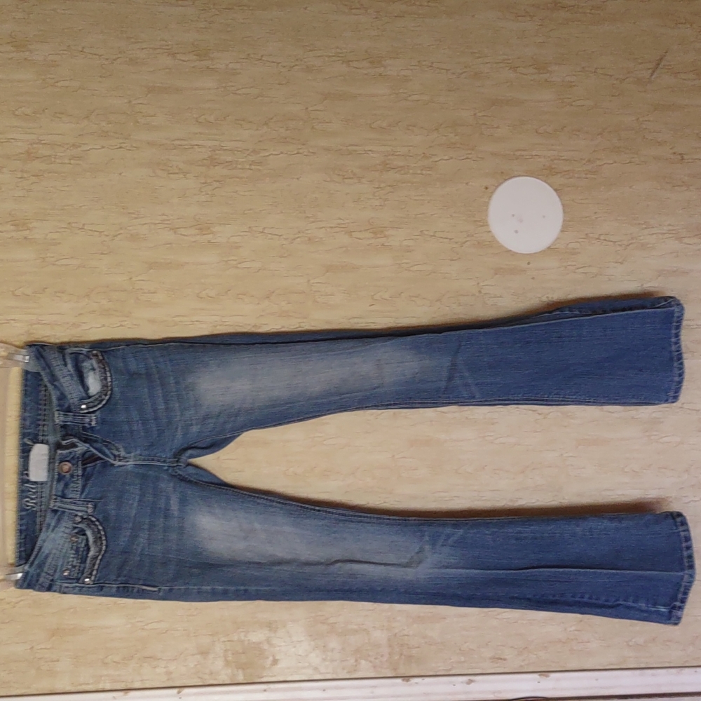 Red camel jeans